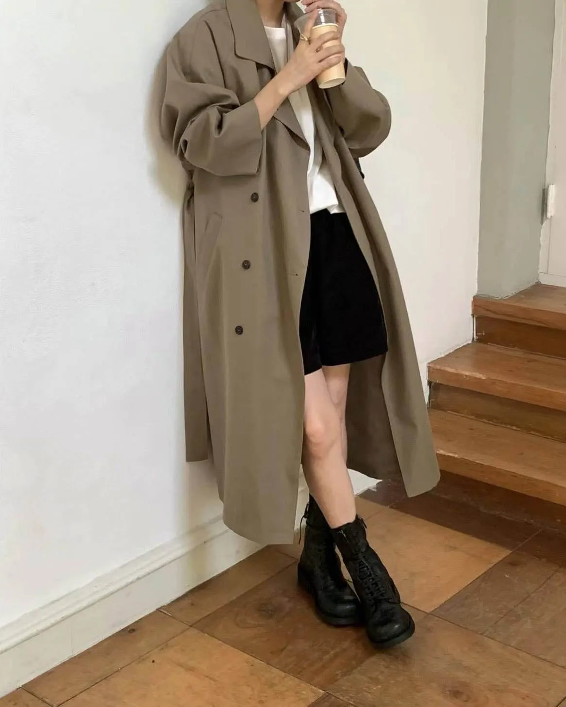 ROLFE TRENCH OLIVE