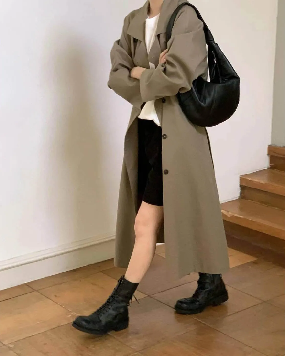 ROLFE TRENCH OLIVE