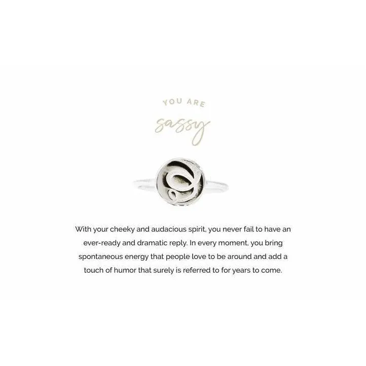 Sassy Adjustable Ring // Two Options