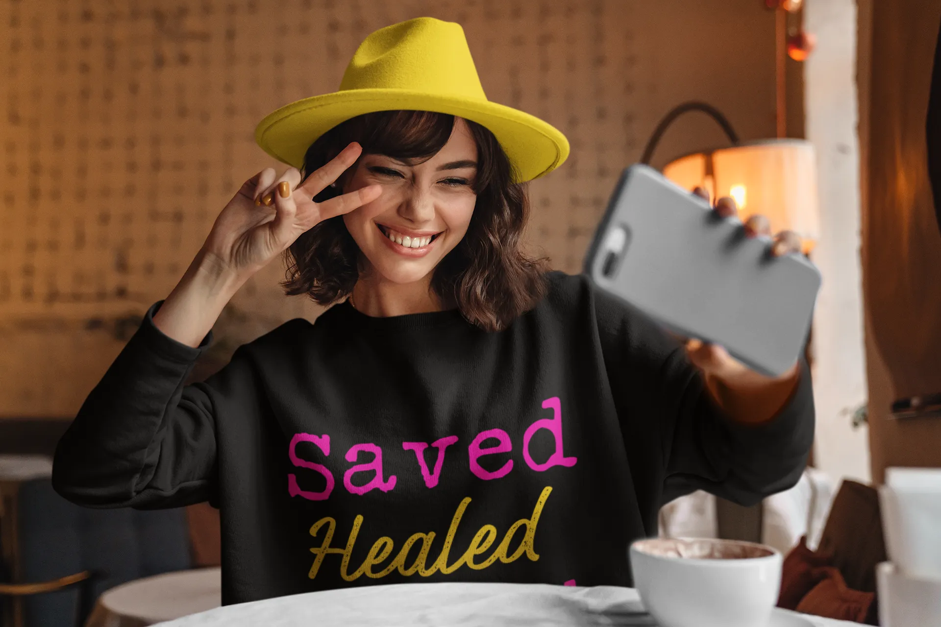Saved. Healed. Delivered. Sweatshirt