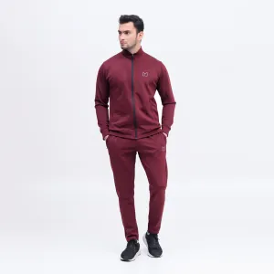 Scoba dri-fit mens maroon tracksuit