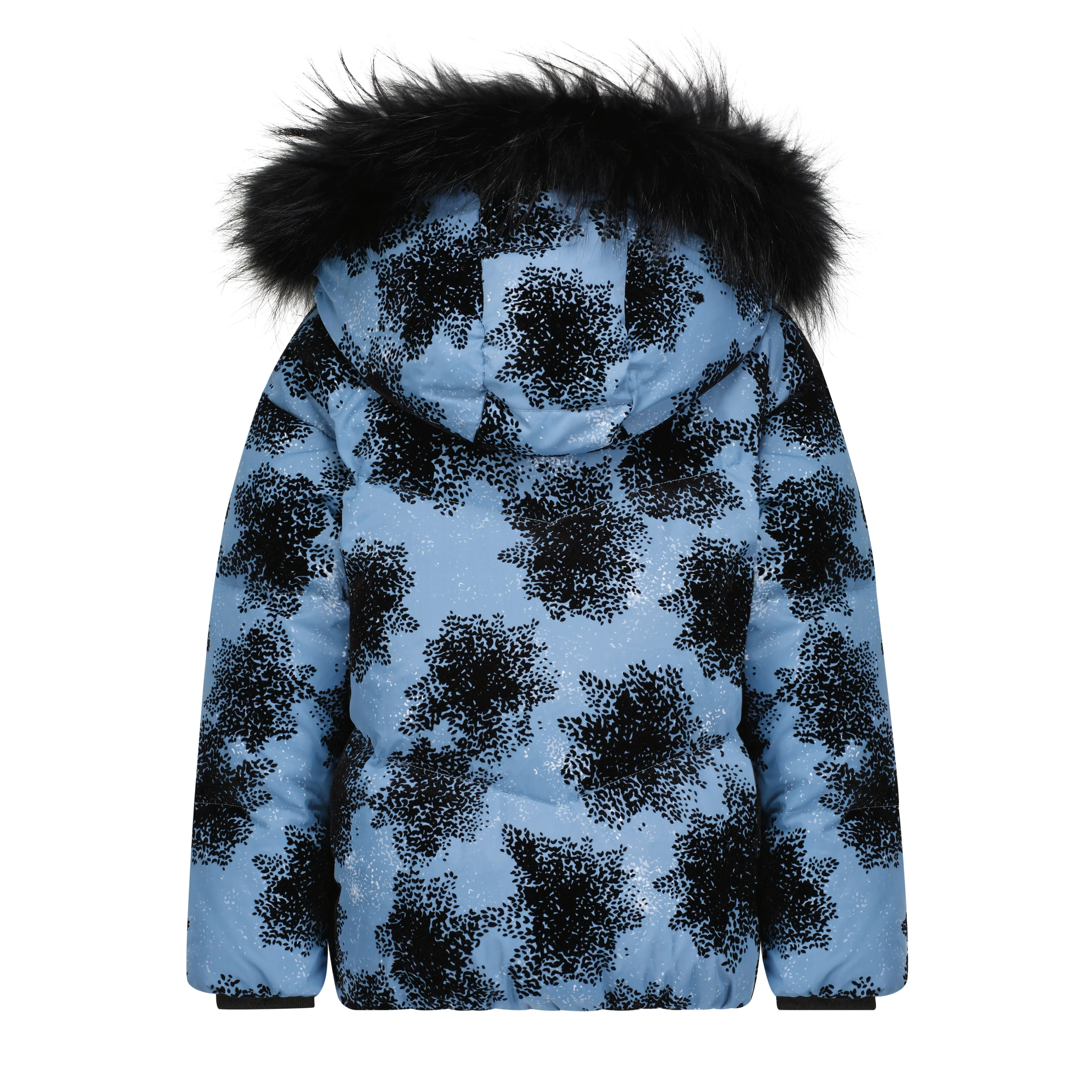 Scotch Bonnet Blue Velvet Floral Coat