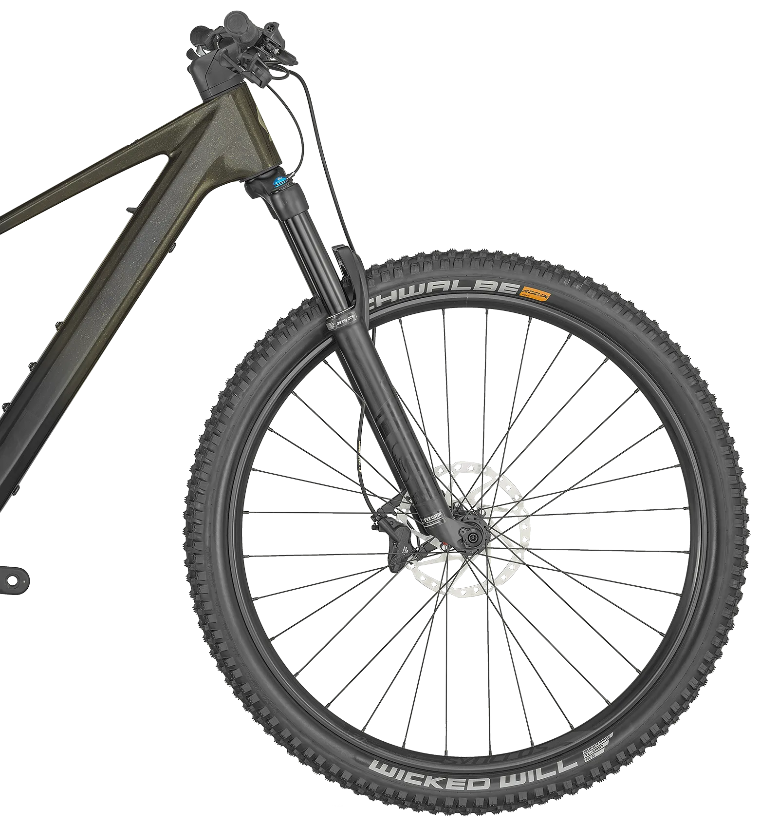 Scott Lumen eRide 910 Cabon Electric Full Suspension Mountain Bike 2024 - Olive Green