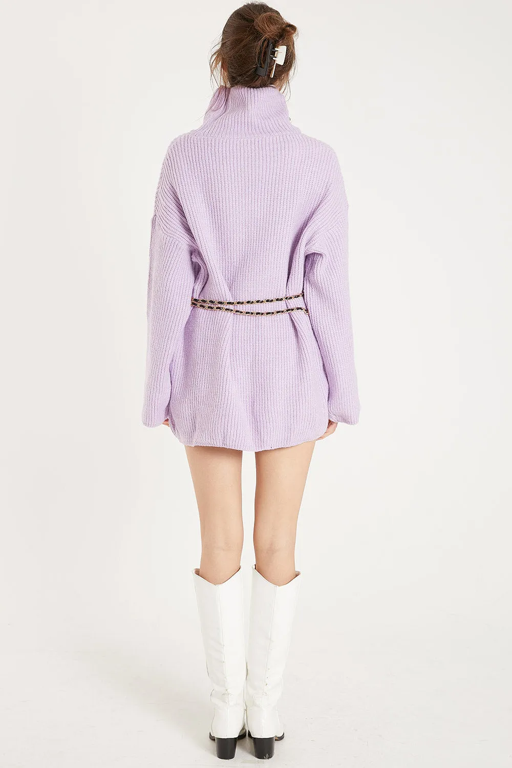 Serena Turtleneck Oversized Sweater