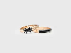 Set of 2 Metallic Rings