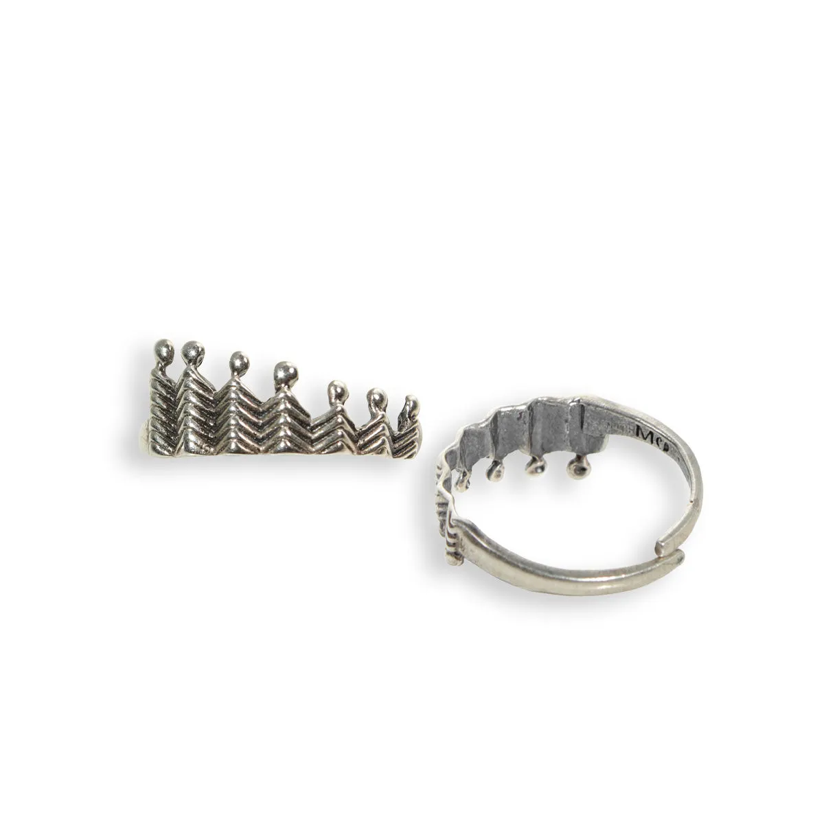 Shikha Silver Toe Ring by Moha