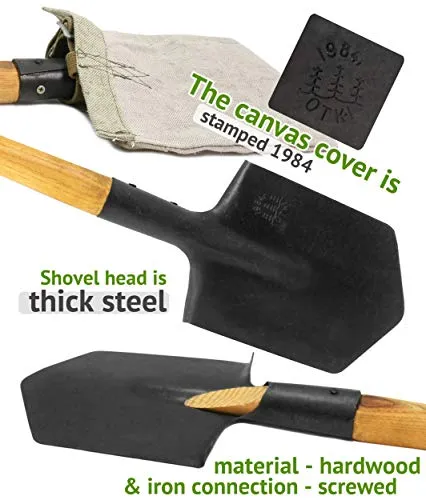 Shovel 1984 Special Forces Shovel Includes Sheath Shovel with Pouch
