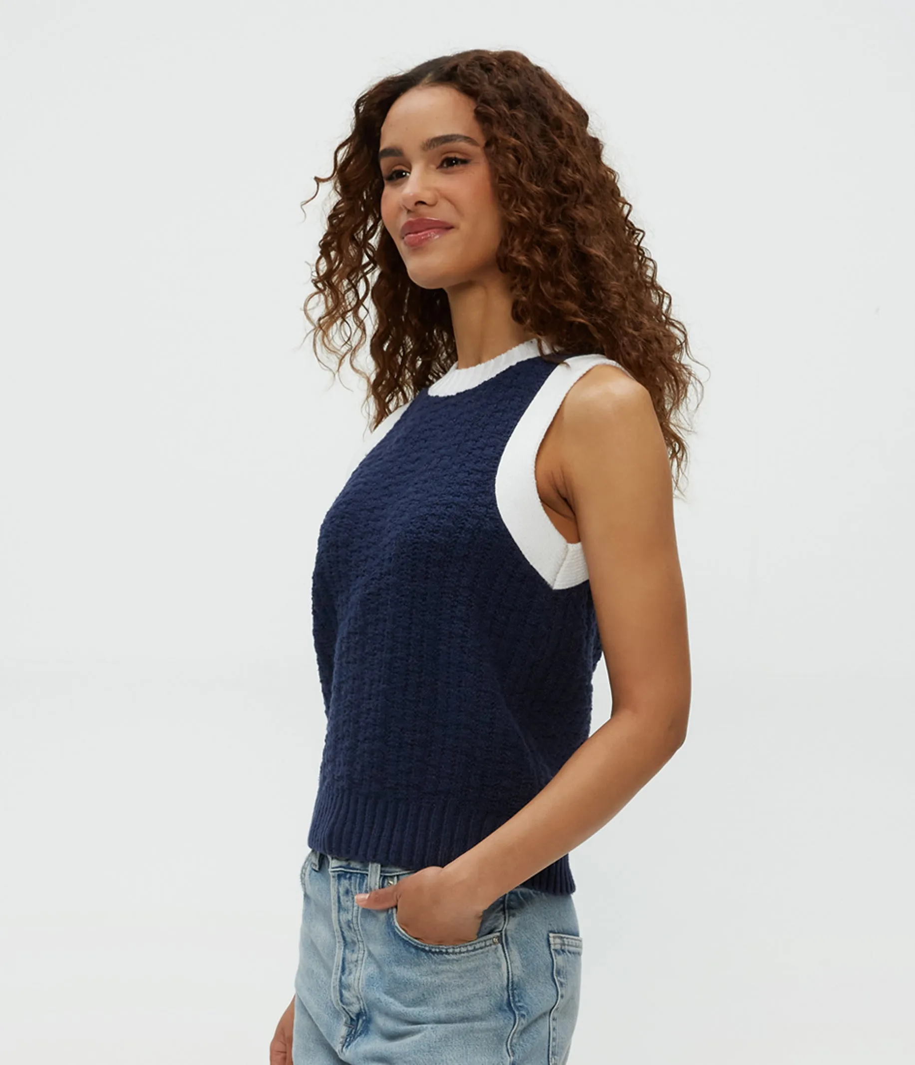 Sia Sleeveless Sweater