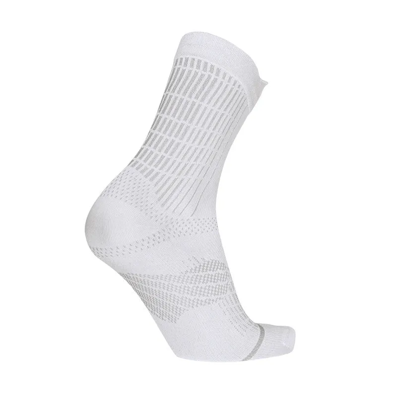 Sidas Run Anatomic White Crew Running Socks