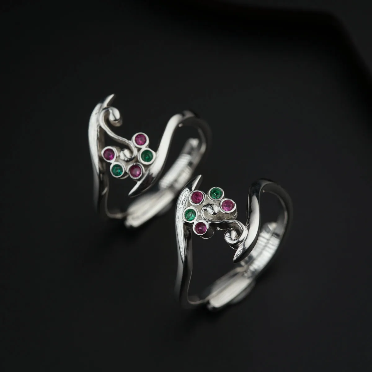 Silver Nakshatra Toe Ring