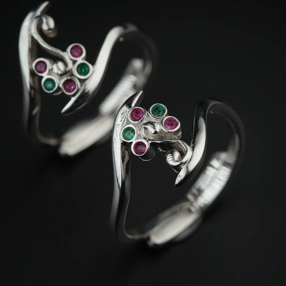 Silver Nakshatra Toe Ring