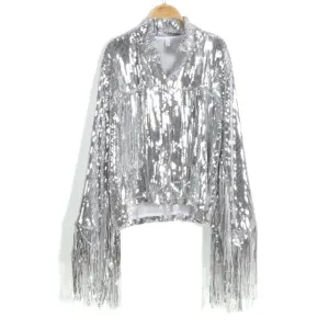 Silver Reflective Jacket Women Outwear