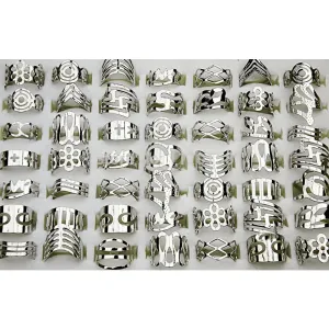 Silver Toe Ring Vintage Set - 20 Pieces