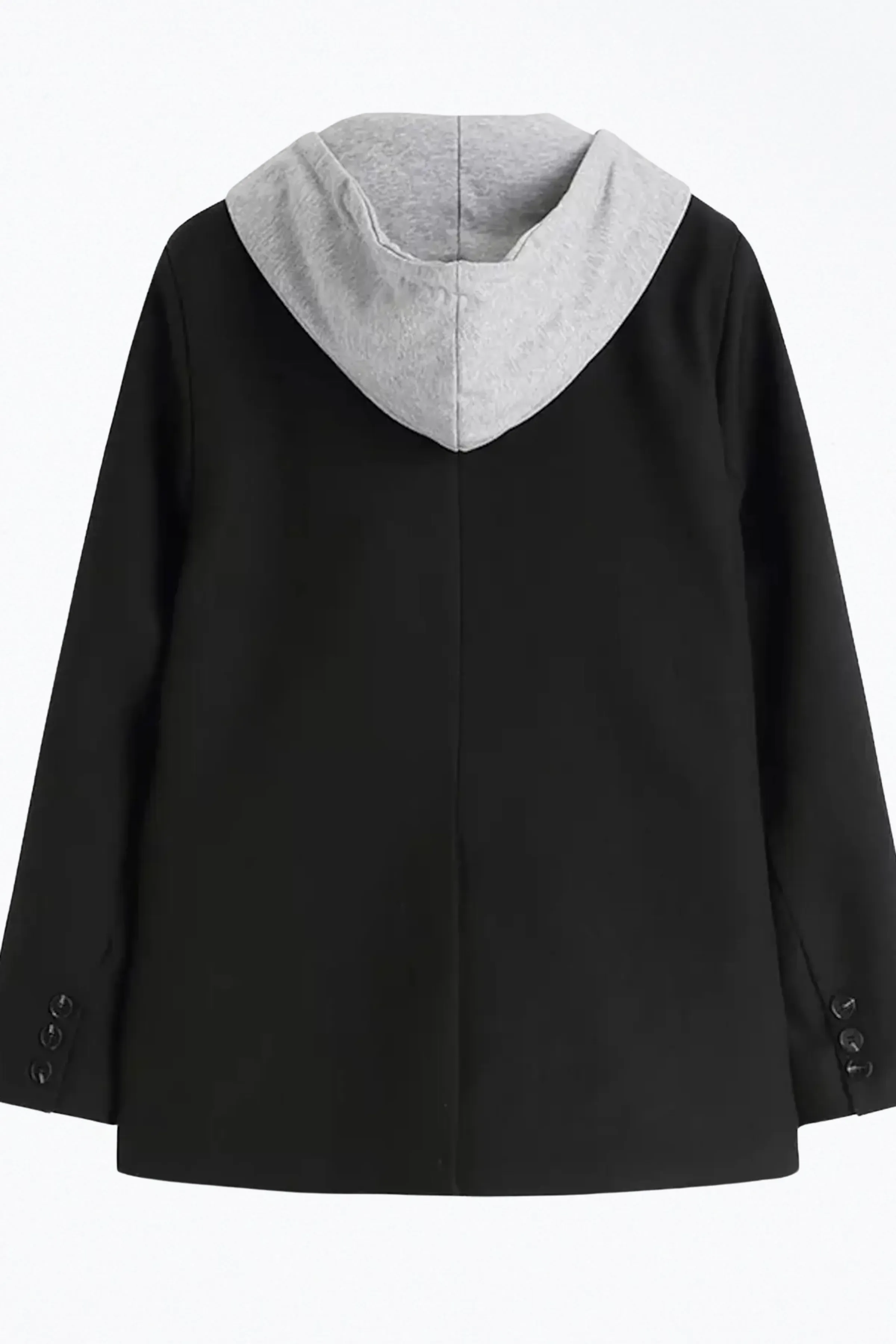 SINGLE-BREASTED DOUBLE-KNIT JERSEY DICKIE BLAZER