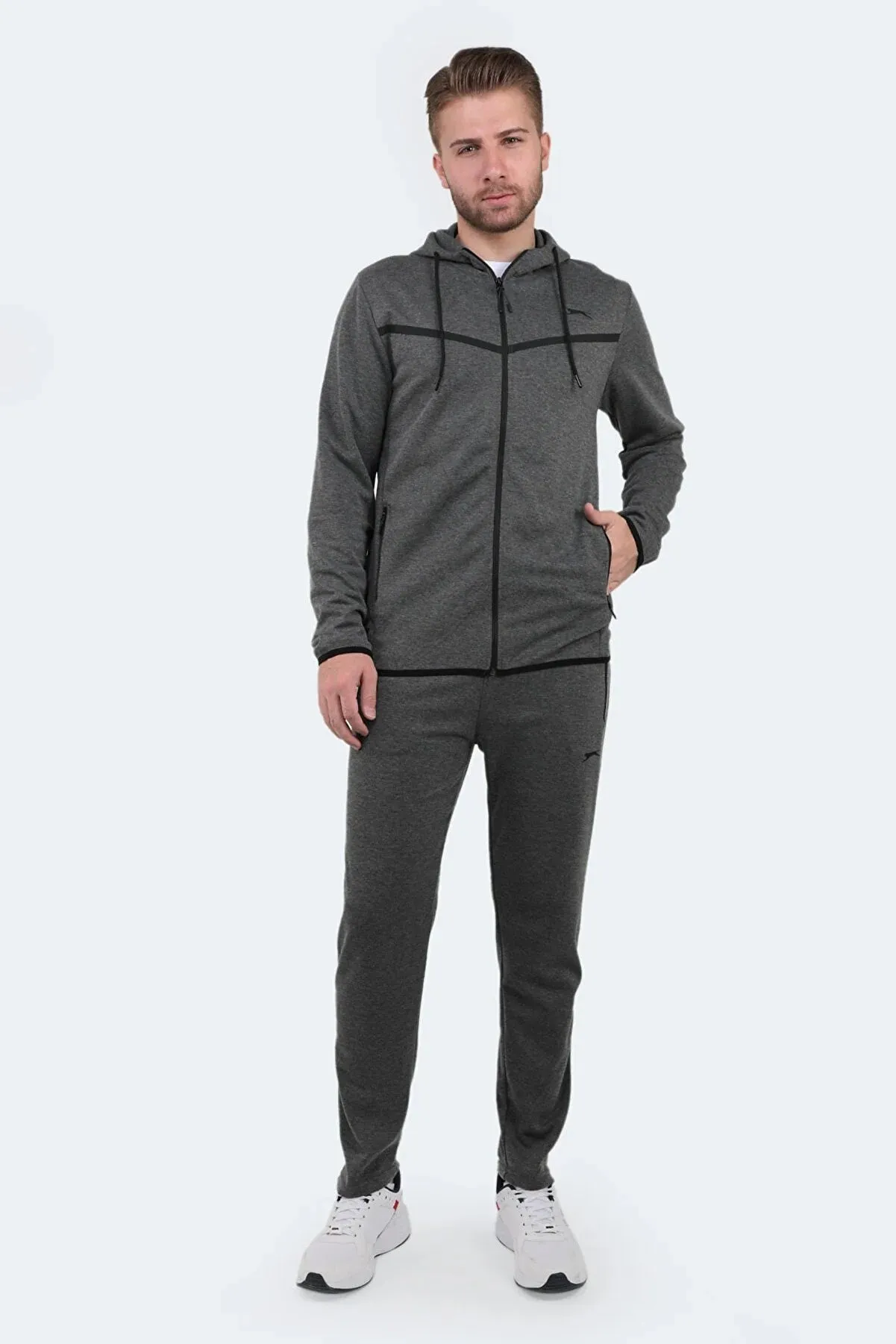 Slazenger Men's Dark Grey Tracksuit