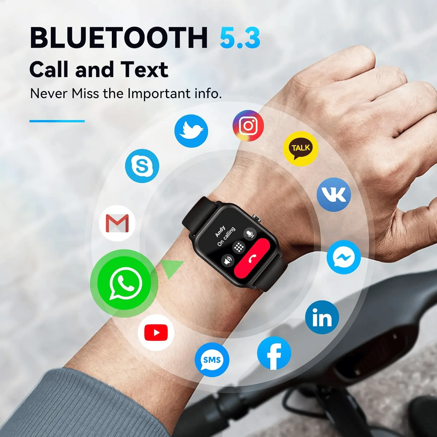 Smart Watch for Men(Answer/Make Call),Alexa Built-in,1.8"Fitness Tracker with Heart Rate Sleep SpO2 Monitor,100 Sport Mode,5ATM Waterproof,Activity Trackers and Smartwatches for iOS and Android Phones