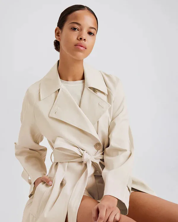 Solid & Striped - The Monique Coat - Ecru