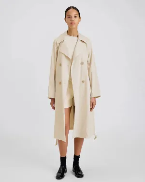 Solid & Striped - The Monique Coat - Ecru