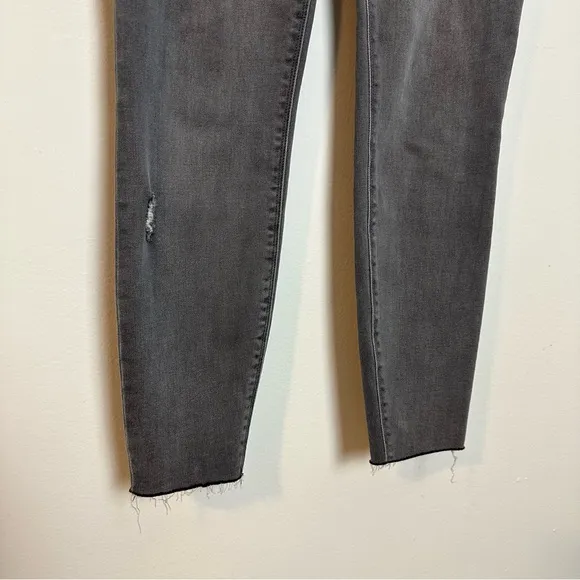 SPANX- Vintage Distressed Ankle Skinny Jeans Vintage Grey