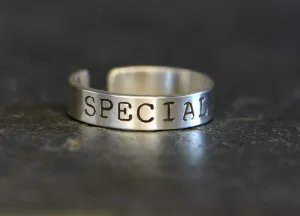 Special Snowflake Toe Ring handcrafted in Sterling Silver