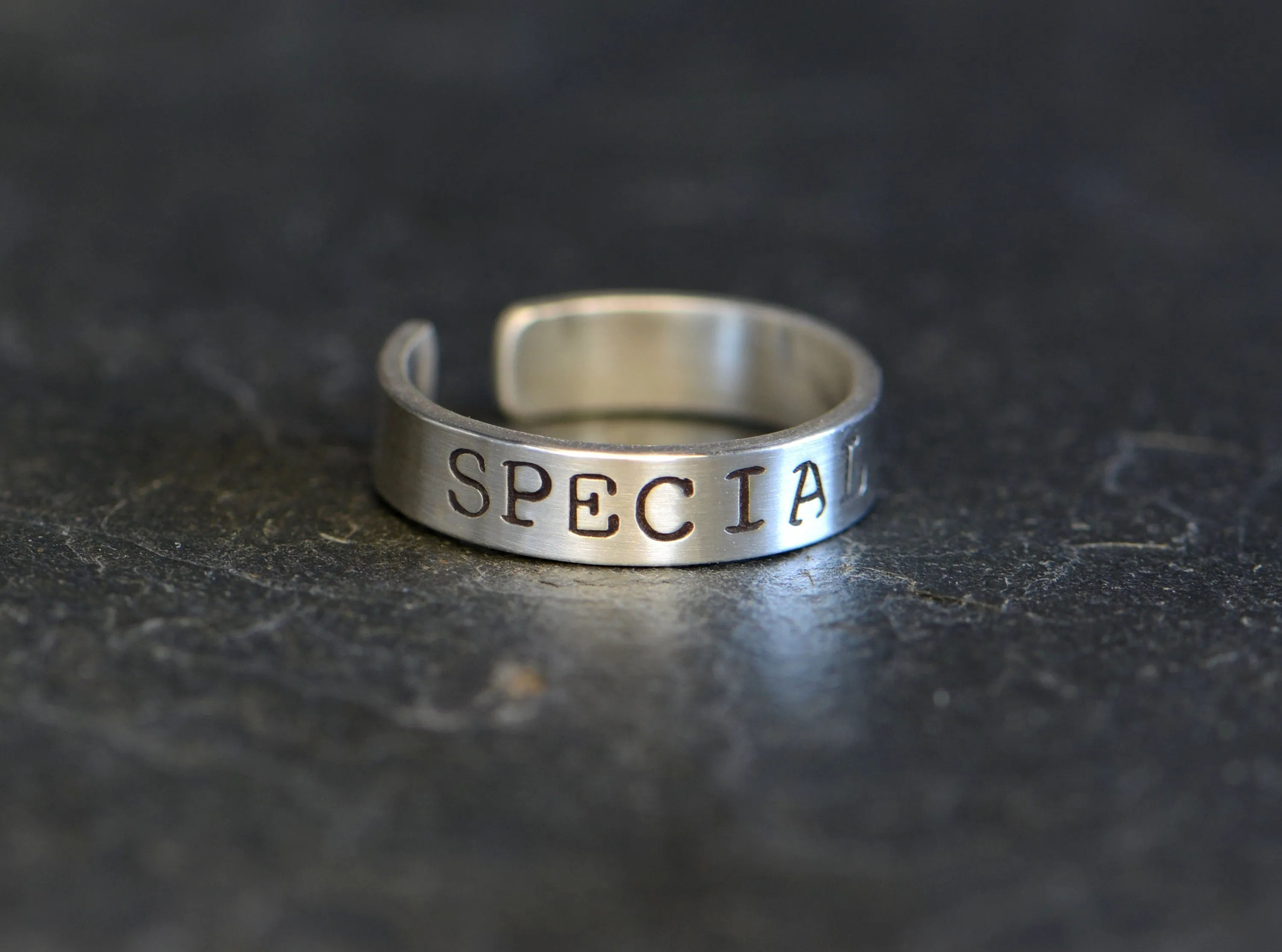 Special Snowflake Toe Ring handcrafted in Sterling Silver