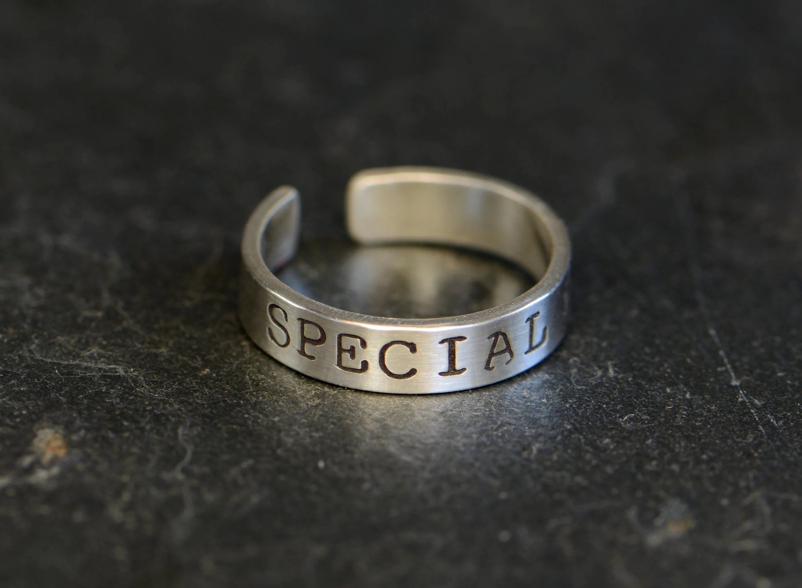 Special Snowflake Toe Ring handcrafted in Sterling Silver