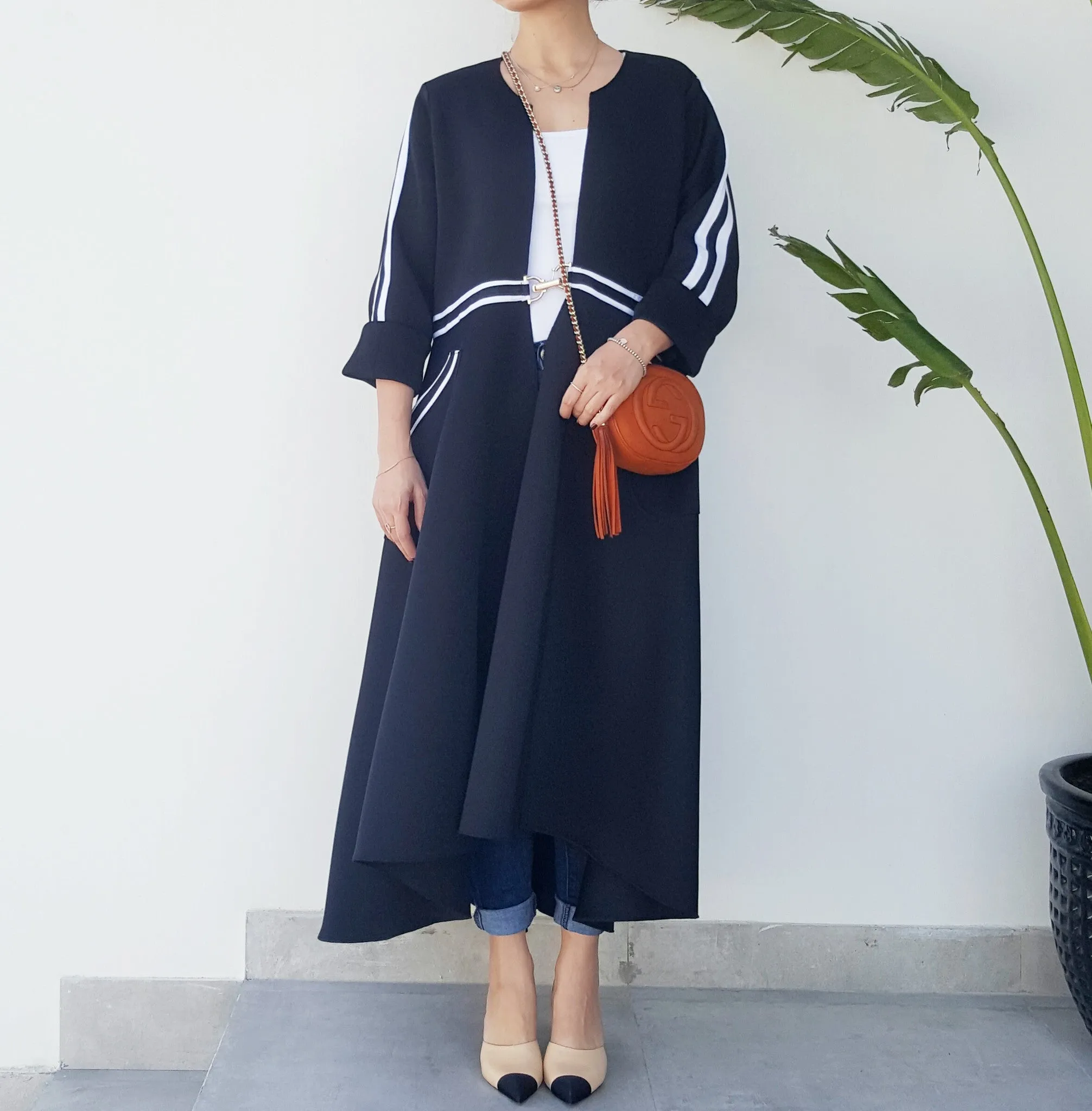SPORTSLUXE  "PARIS " Graduated Abaya