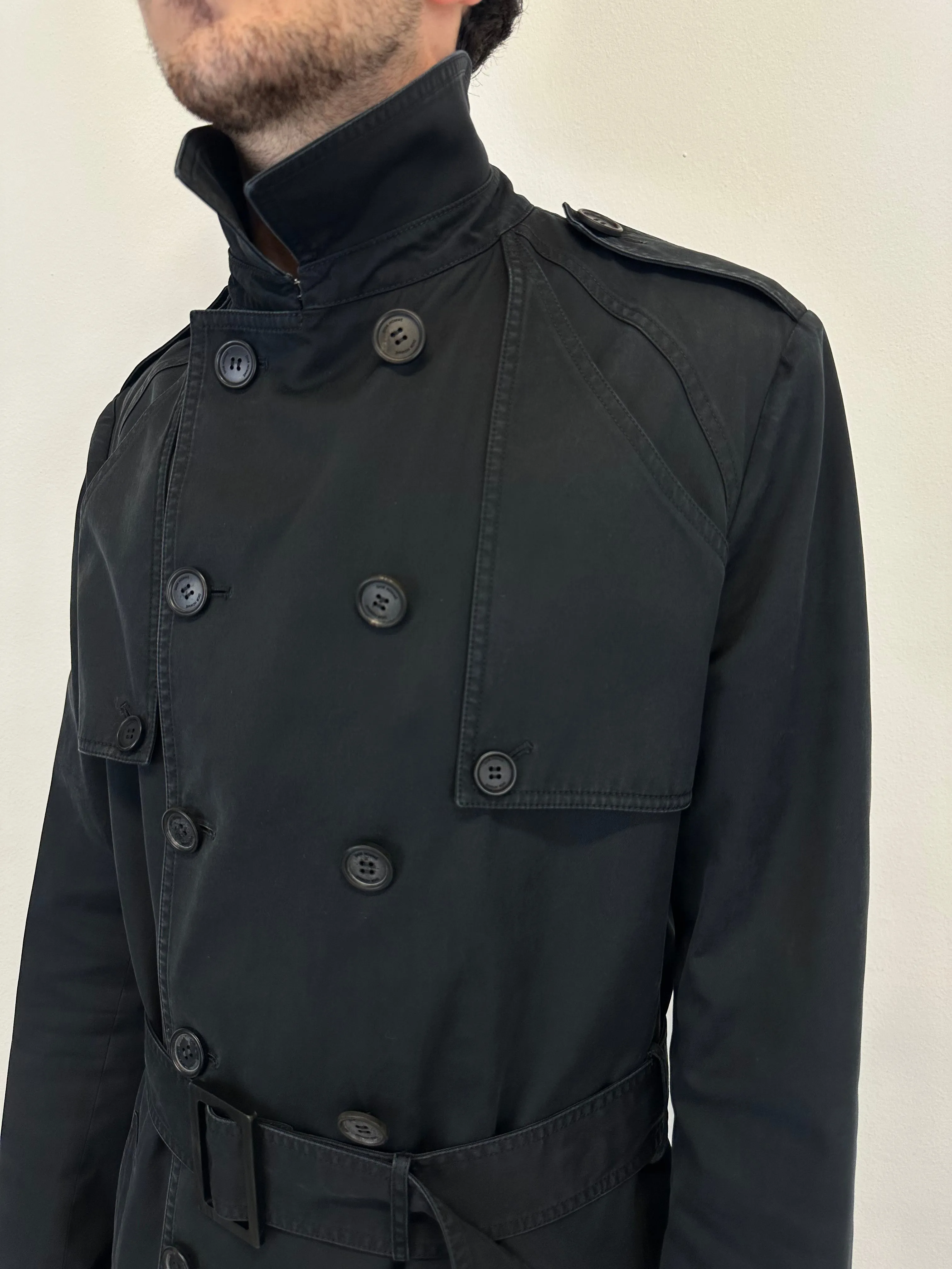 SS09 Dior double breasted trench coat
