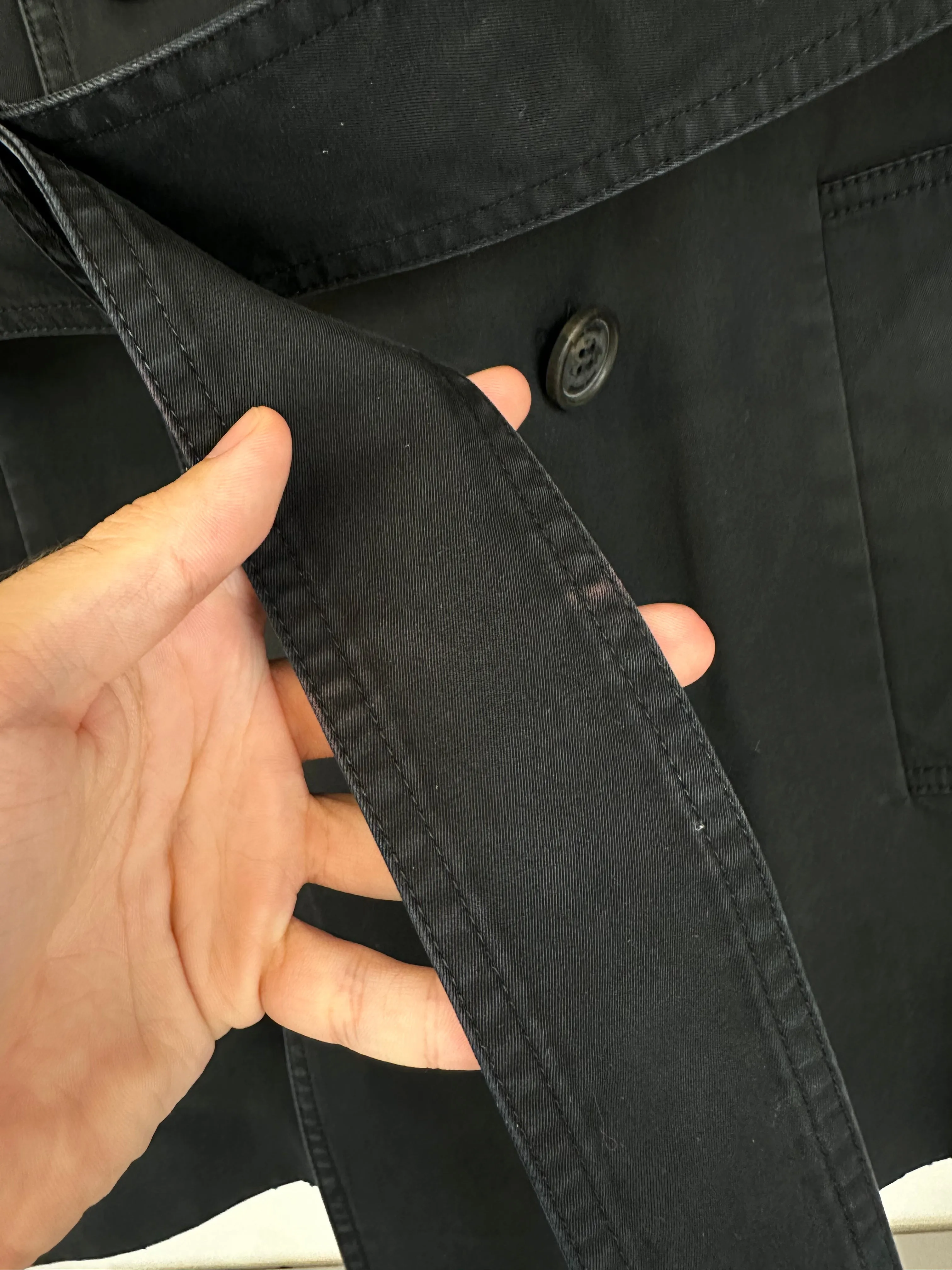 SS09 Dior double breasted trench coat