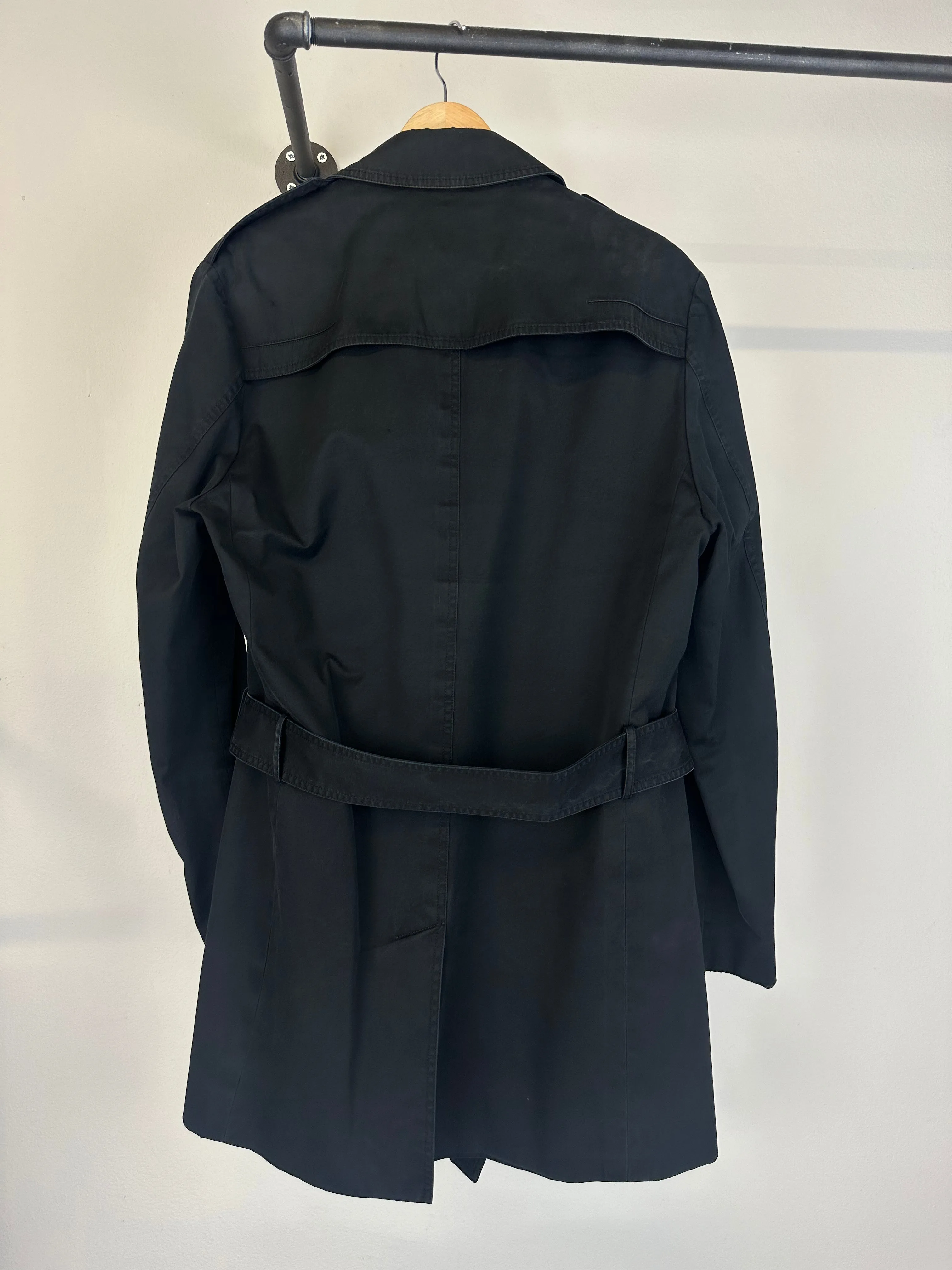 SS09 Dior double breasted trench coat