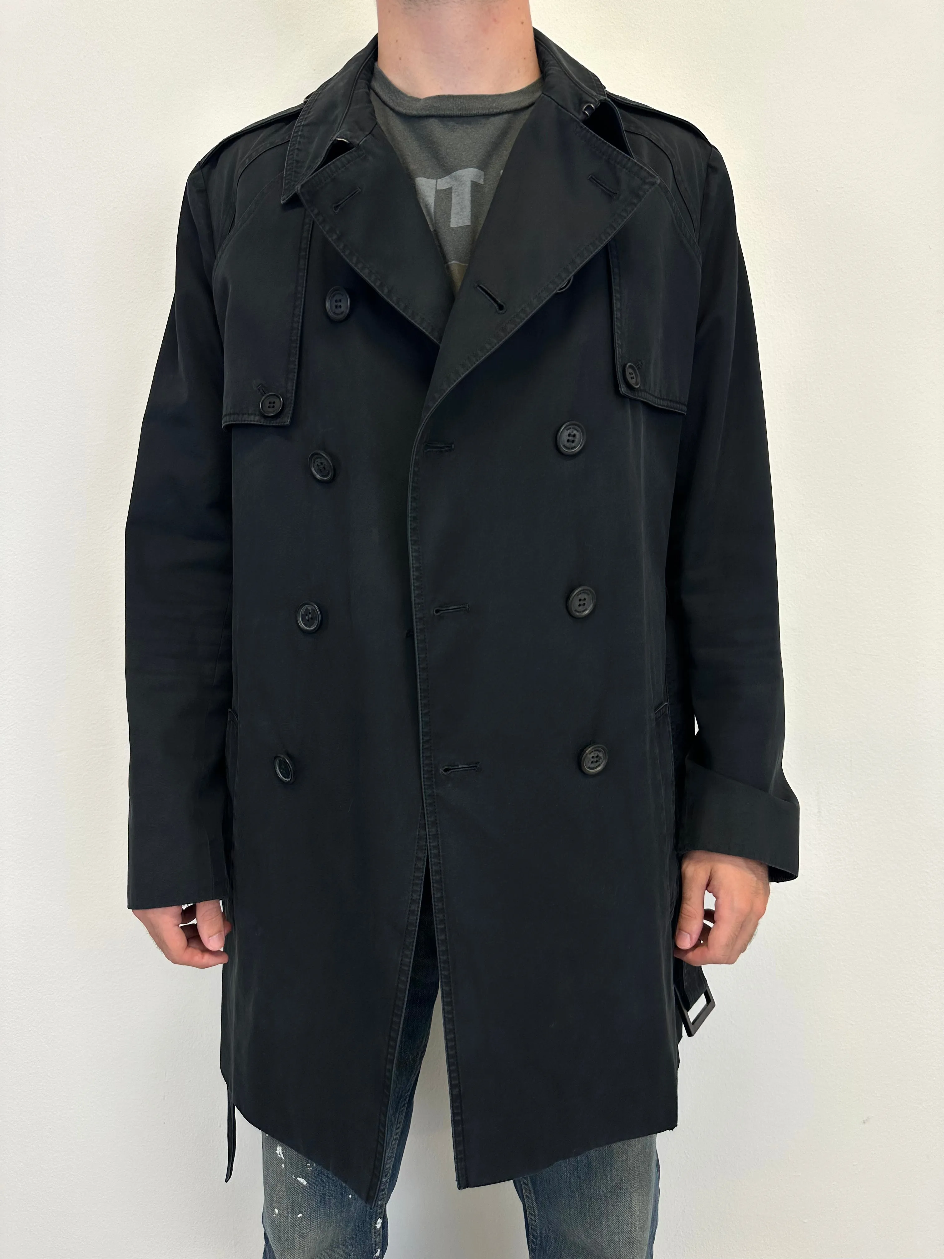 SS09 Dior double breasted trench coat