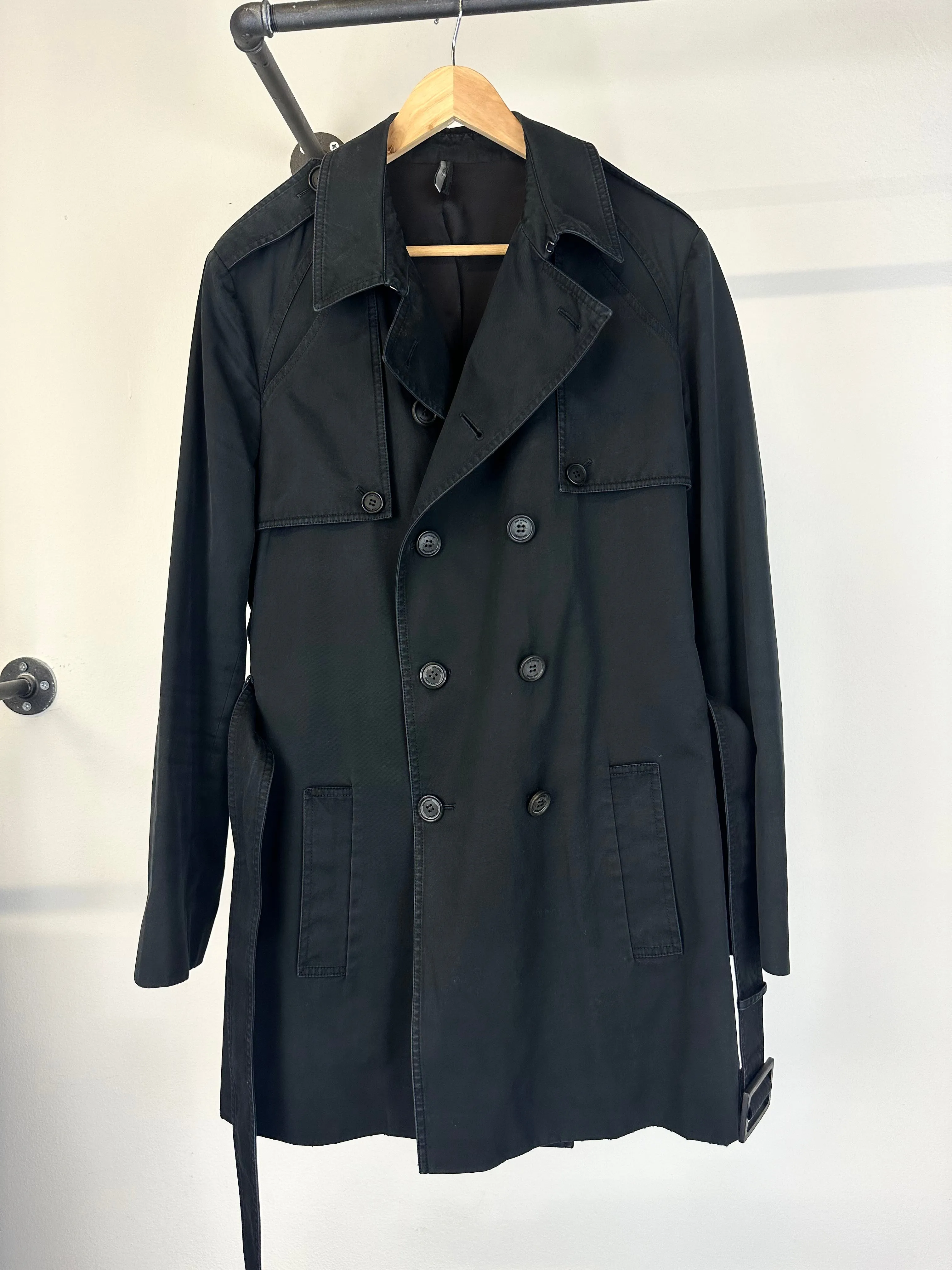 SS09 Dior double breasted trench coat