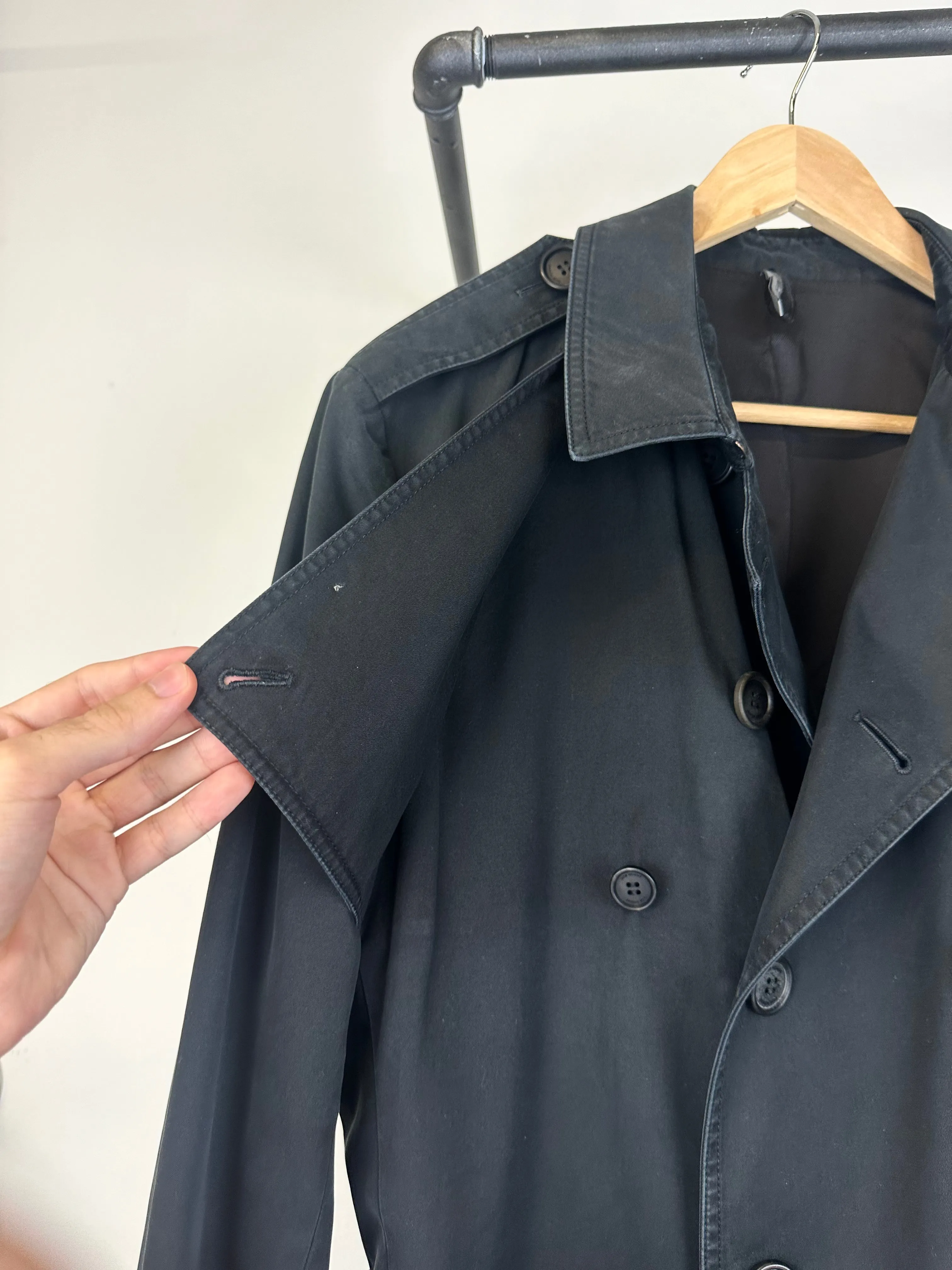 SS09 Dior double breasted trench coat