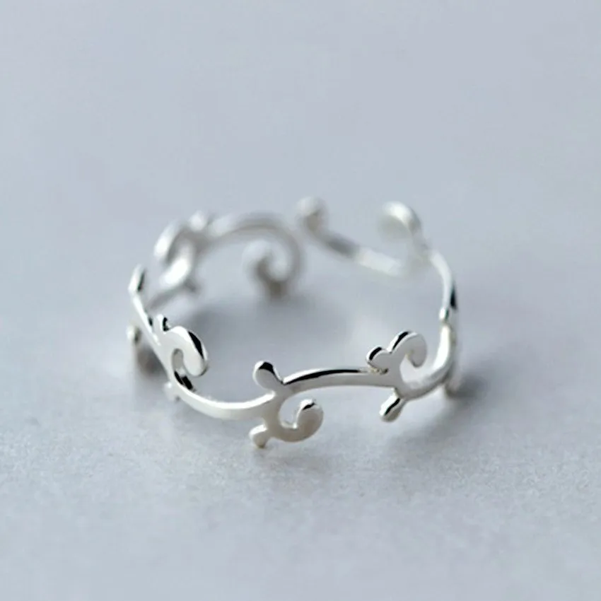Sterling Silver Elvish Adjustable Toe Ring - 925