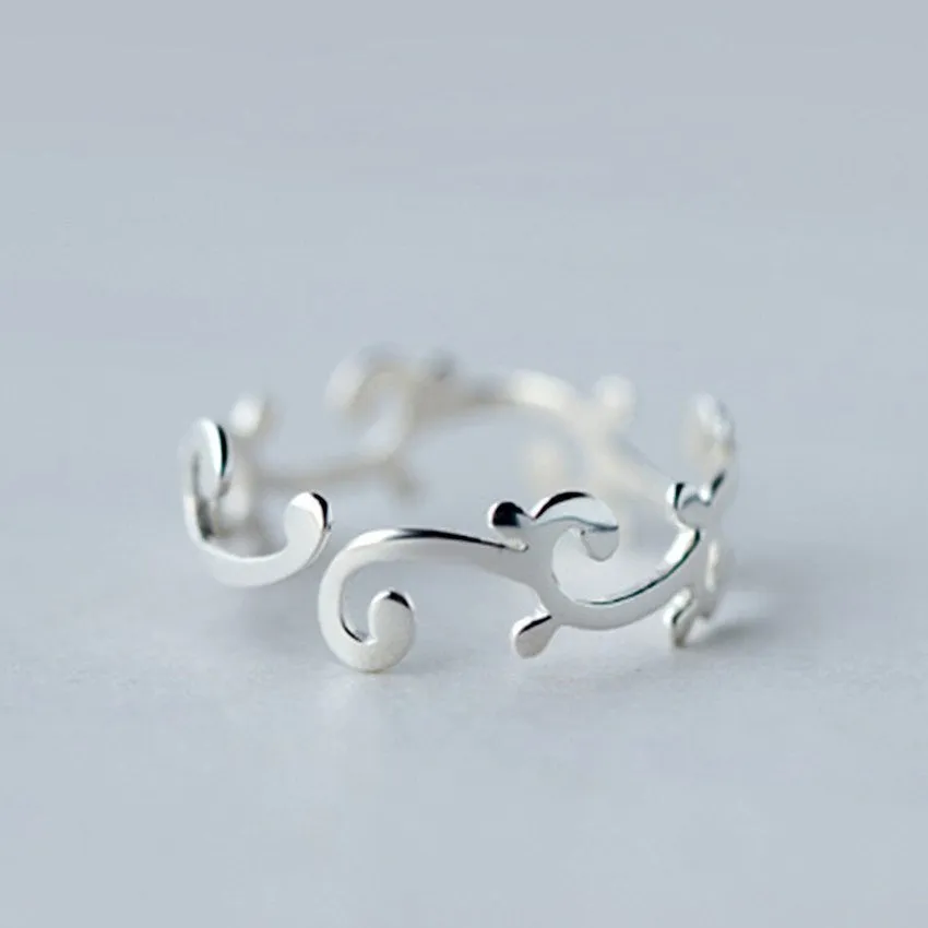 Sterling Silver Elvish Adjustable Toe Ring - 925