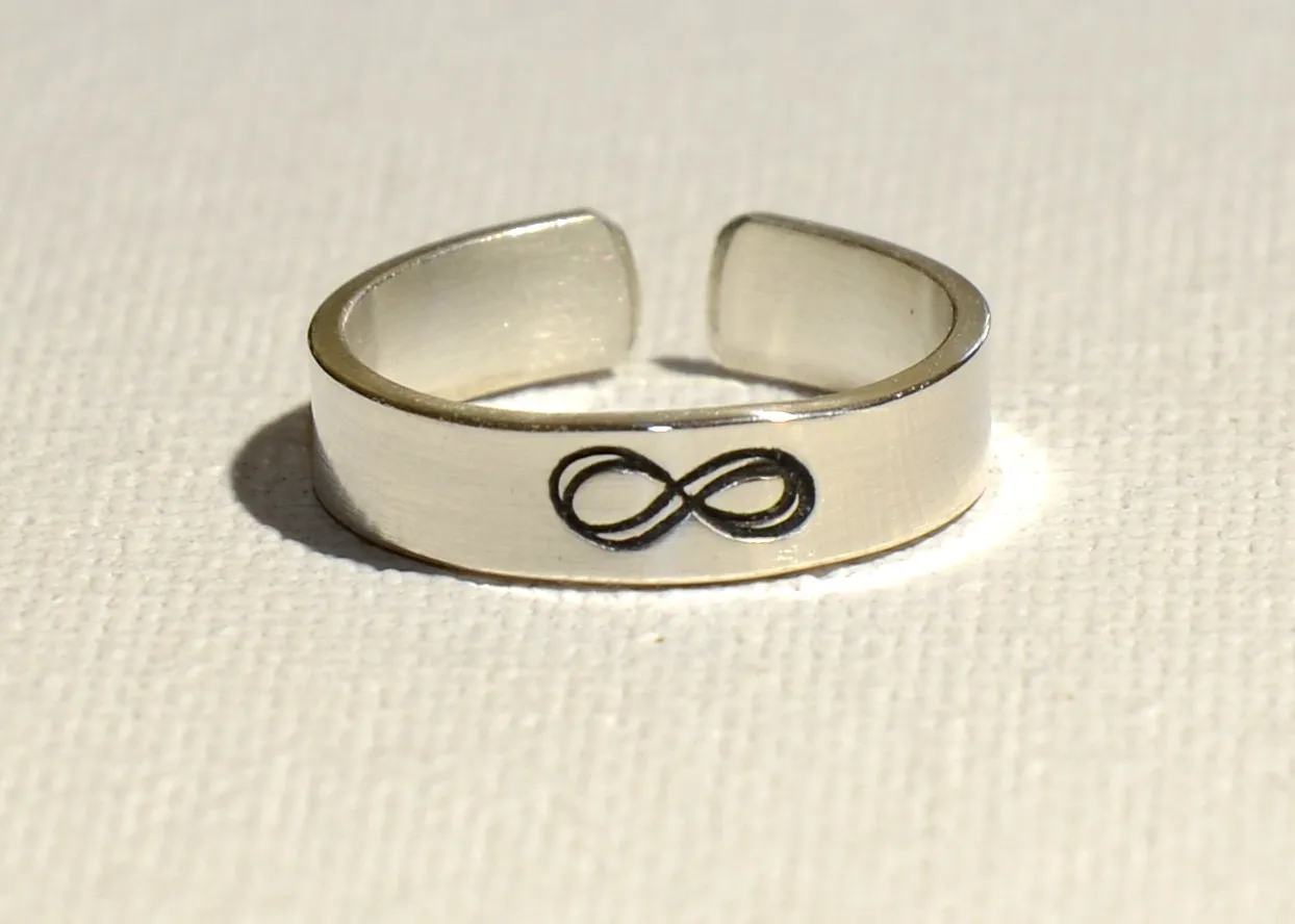 Sterling Silver Infinity Toe Ring
