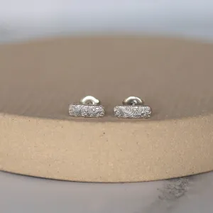 Sterling Silver Textured Studs - Capsule