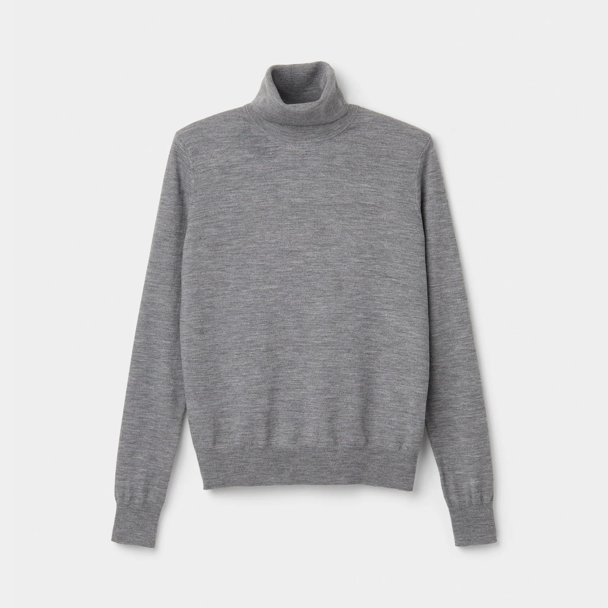 Stretch Merino Turtleneck