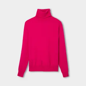 Stretch Merino Turtleneck