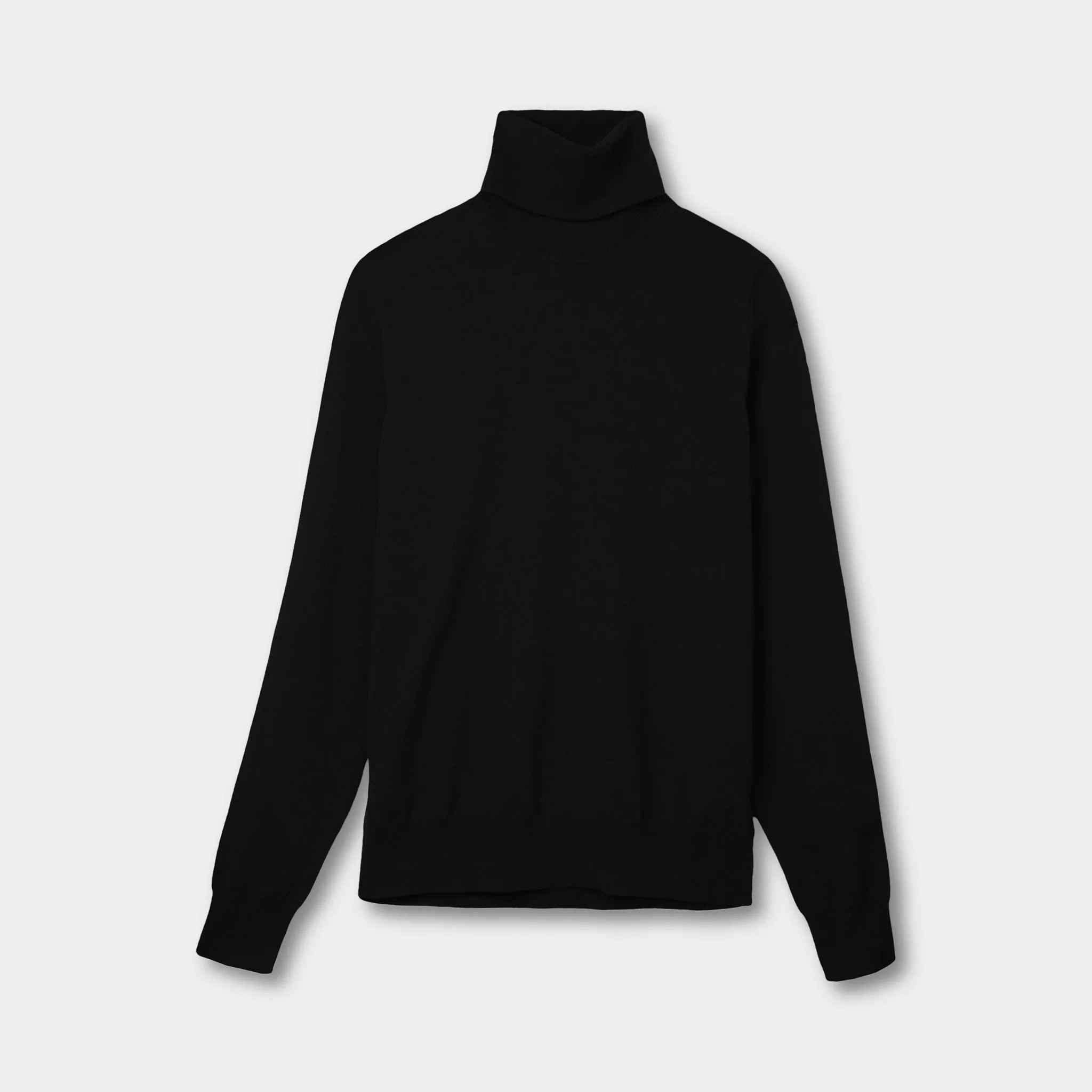 Stretch Merino Turtleneck