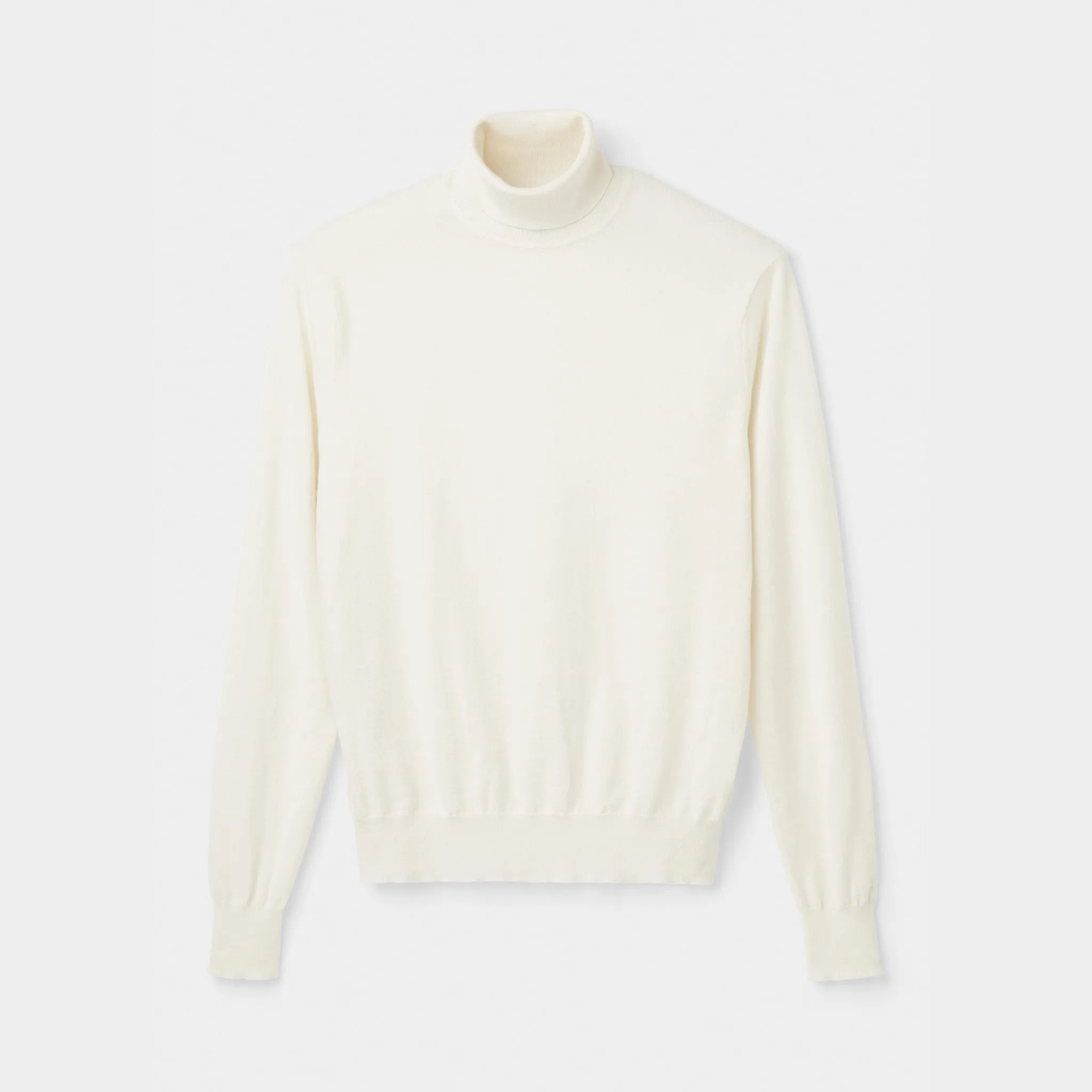 Stretch Merino Turtleneck