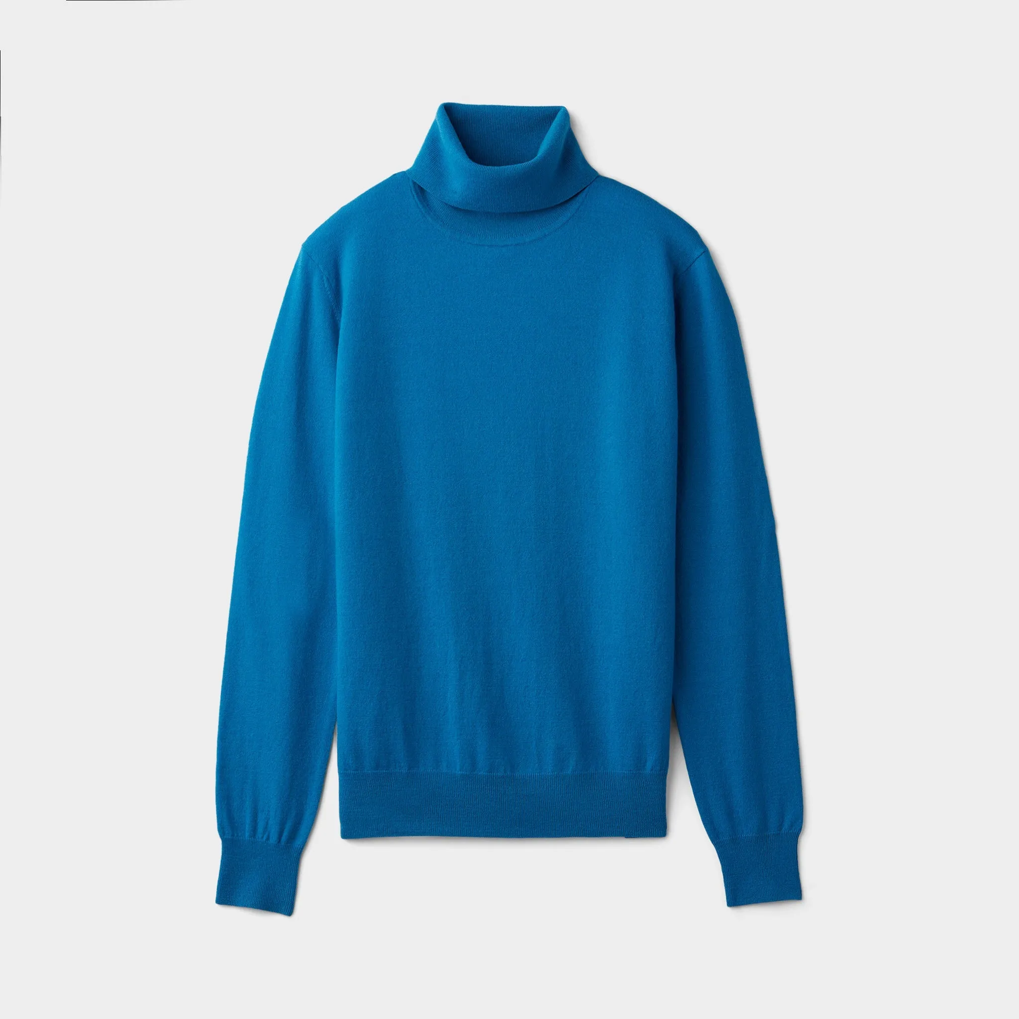 Stretch Merino Turtleneck