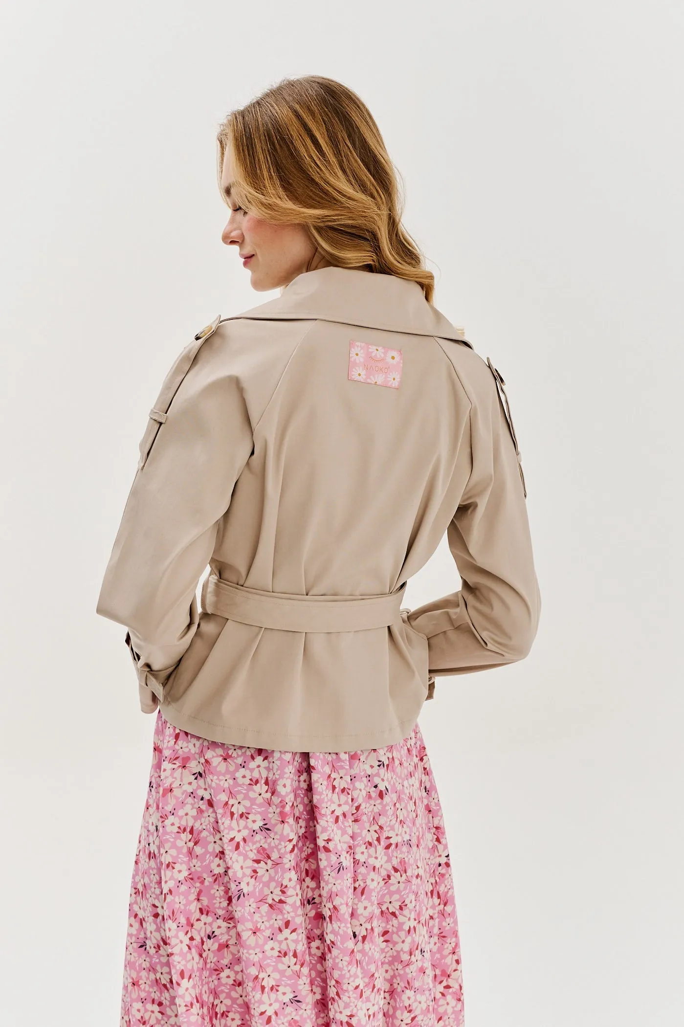 Sunlit Breeze short trench