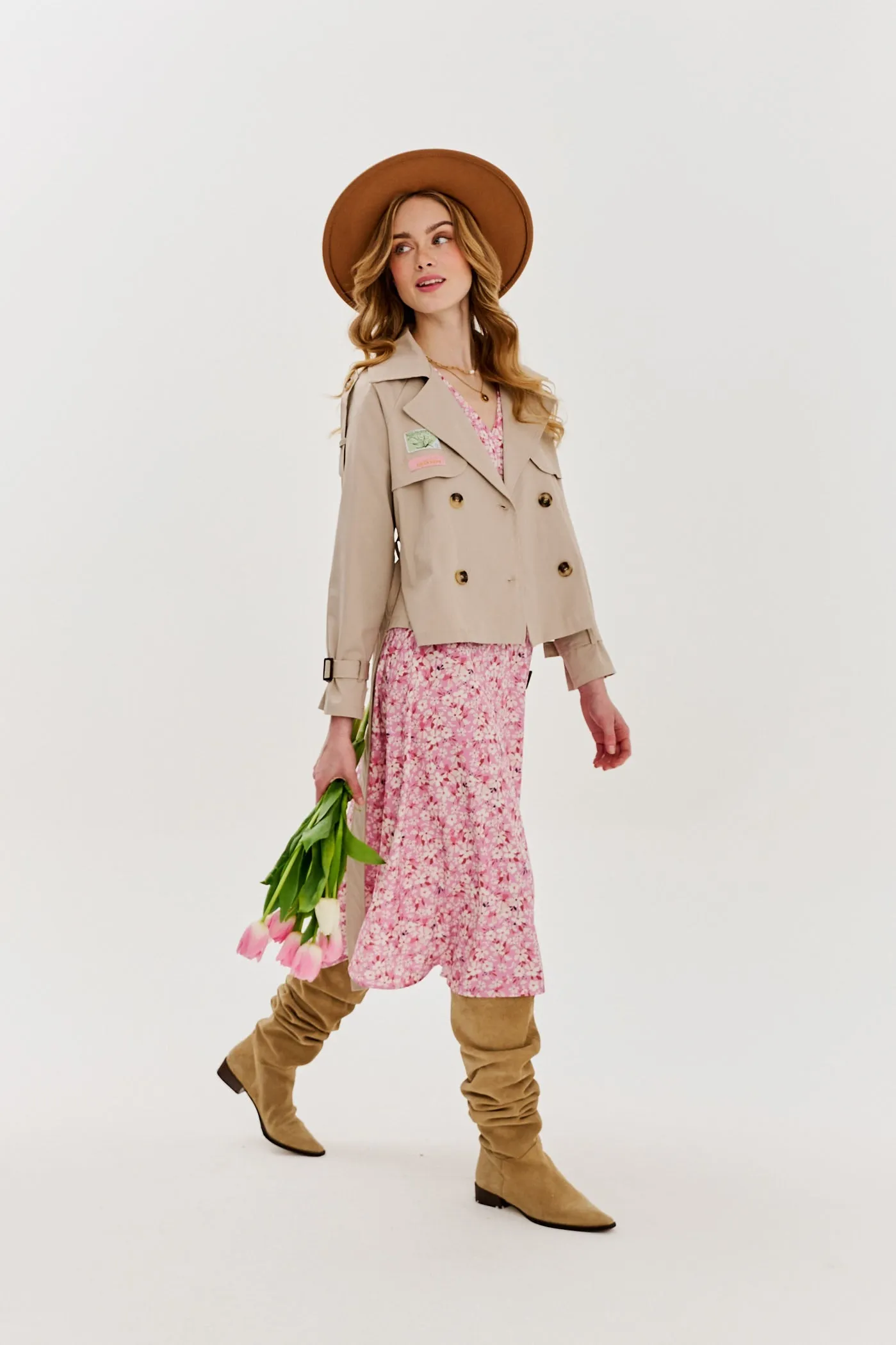 Sunlit Breeze short trench