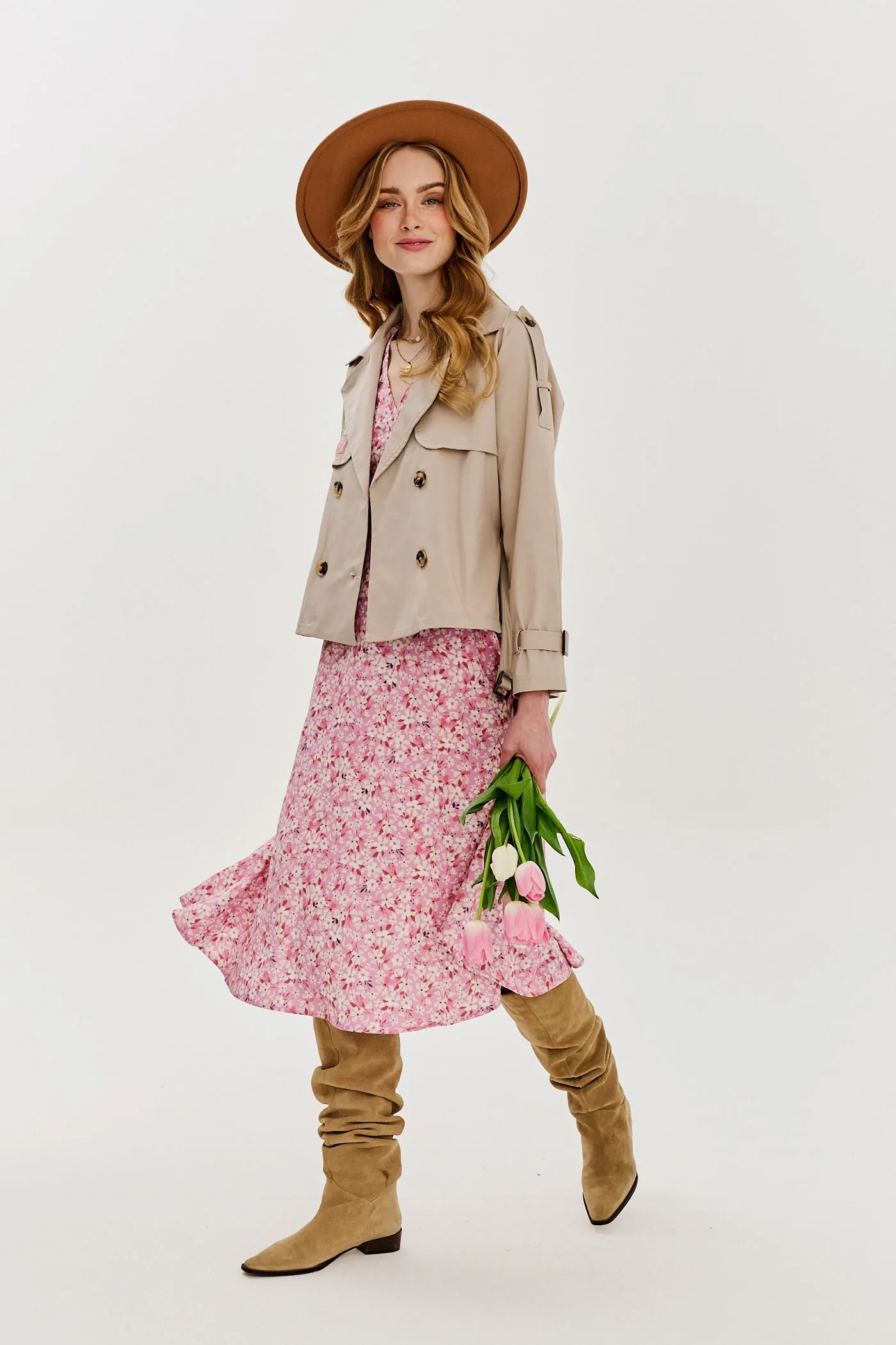 Sunlit Breeze short trench