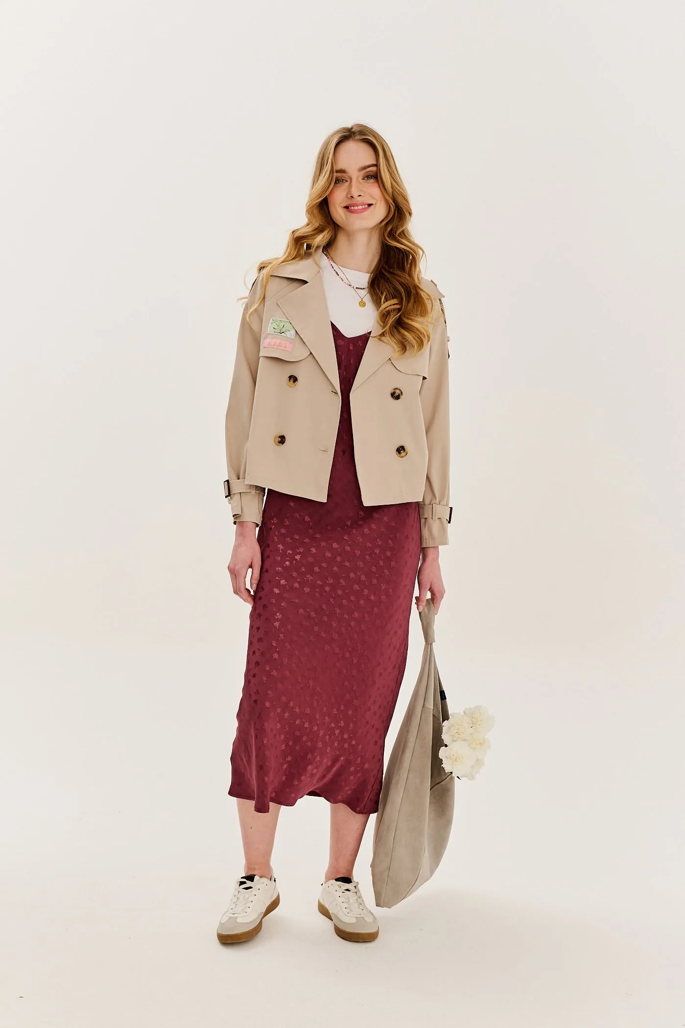 Sunlit Breeze short trench