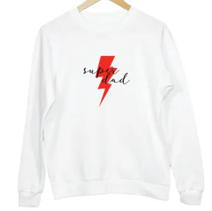 Super Dad Lightning Graphic Sweatshirt