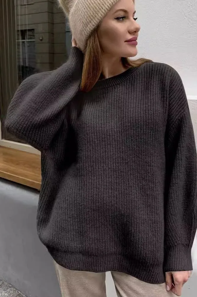 Super Soft Mink Loose Fit Knitted Sweater