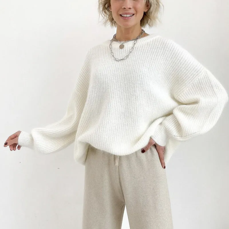 Super Soft Mink Loose Fit Knitted Sweater