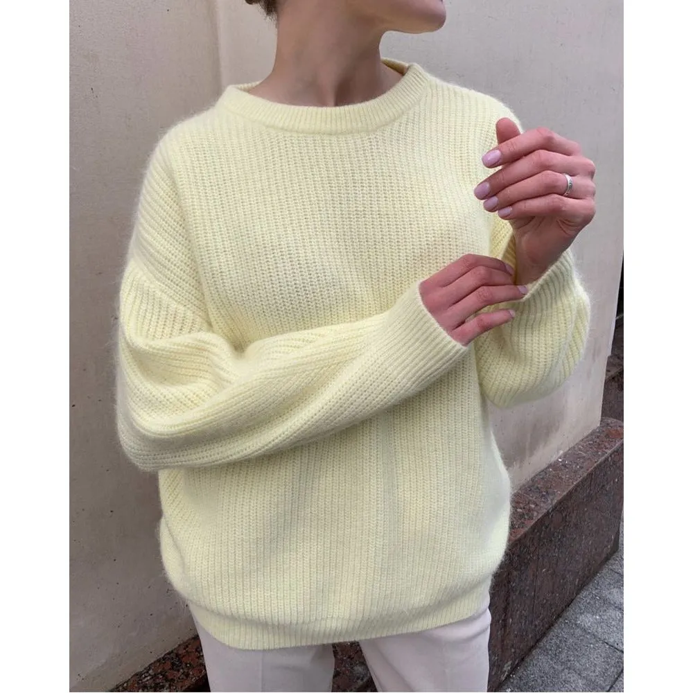 Super Soft Mink Loose Fit Knitted Sweater